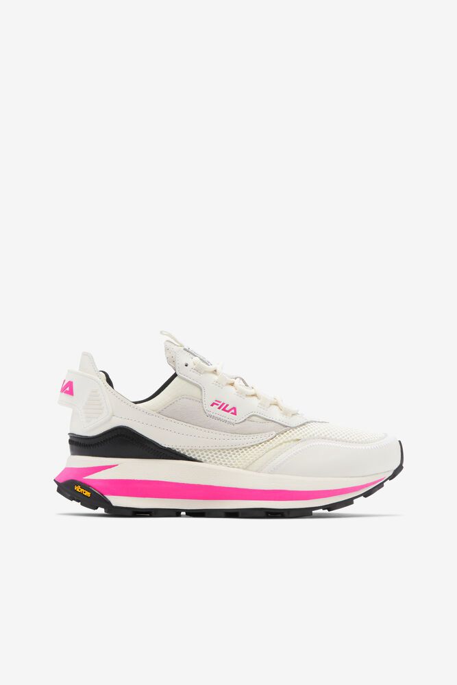 Fila R1 Runner X Barneys White Sneakers Womens - NZ 86501-CEIO